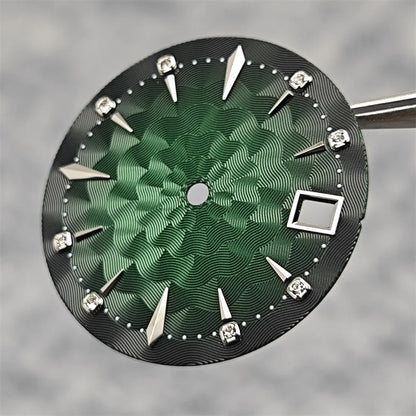 33mm Bubble Crystal Women's Cocktail Steel Watch Case for NH35/NH36/4R35A/4R36A