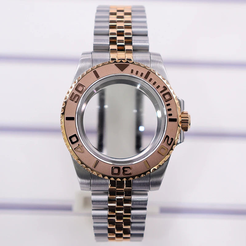 40mm Diver Watch Case For 4R NH35/36 NH38 NH70 Miyota8215 Eta2824 Sapphire Glass