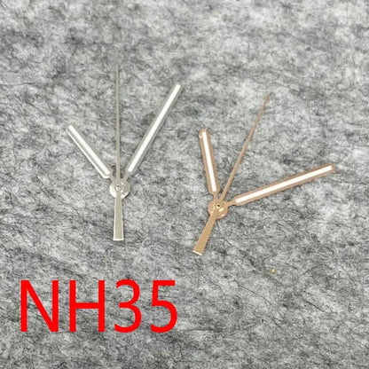 Rose gold/Silver Trim Green Luminous for Watch Hands NH35/NH36/4R/7S Movement