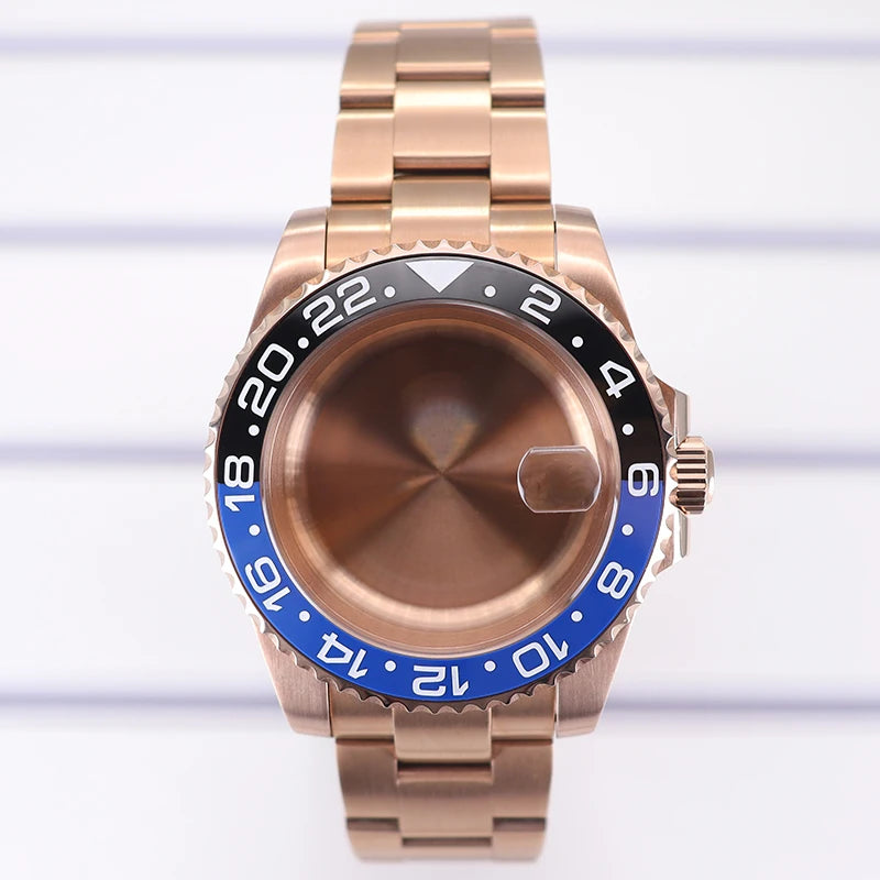 40mm Watch Case For NH35 NH36 NH70/8215/Eta2824 PT5000 NH34 Sapphire Glass