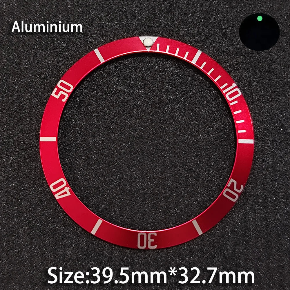41mm For 8215 Watch Stainless Steel Case For 39.5mm Bezel Sapphire Glass Cases