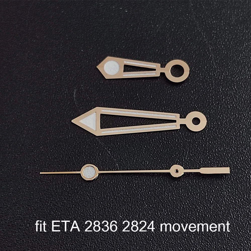 Luminous watch hands for NH35, NH36, ETA 2836, 2824 & Miyota 8205, 8215 movements