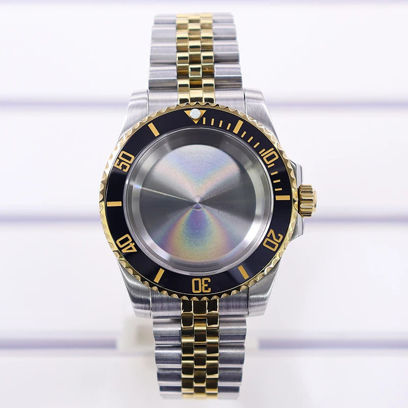 40mm Watch Case Sapphire Glass For Nh35 Nh34 Nh36 Nh72 2824 Miyota 8215 SUB GMT