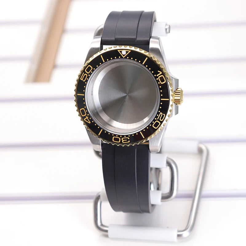 40mm Watch Case Set For GMT SUB Yacht NH34 NH35 NH36 NH39 8215 Eta2824 PT5000
