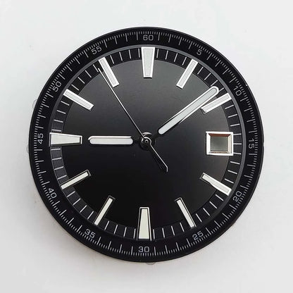 33mm Watch Dial with Hands for NH35 NH36 Movement Green Luminous Multicolor Dial