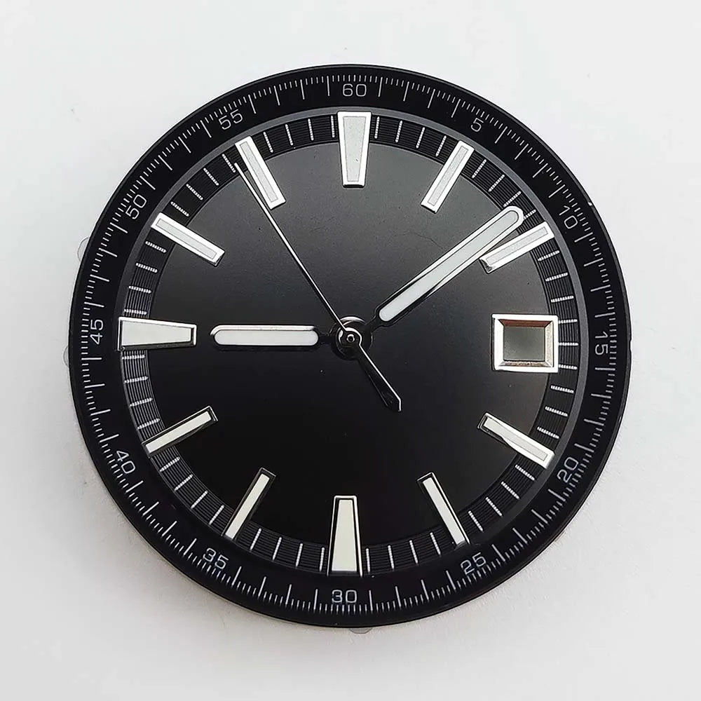 41mm Watch Case Strap Set for NH35 NH36 Sapphire Glass Transparent Back Cover