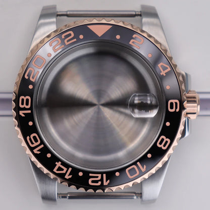 40mm Diver Watch Case For 4R NH35/36 NH38 NH70 Miyota8215 Eta2824 Sapphire Glass