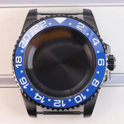40mm Watch Case For NH34 NH35 NH36 NH38 NH70 4R36 Miyota 8215 Eta 2824 GMT SUB