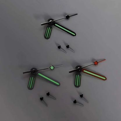 Watch Hands for VK64 Quartz Movement 3.5mm 8mm 12.5mm 13mm Green Luminous Hands