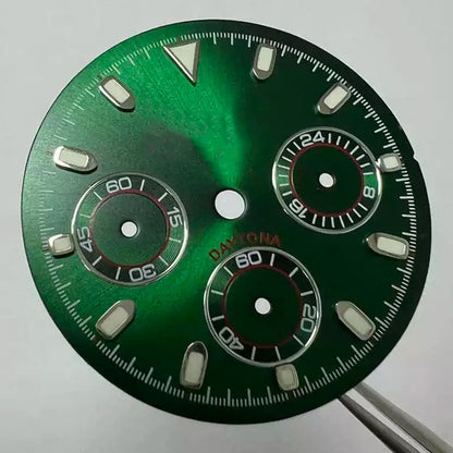 29.5mm VK63 Dial S Logo Dial Suitable For NH35/NH36 Movement Vertical Lines