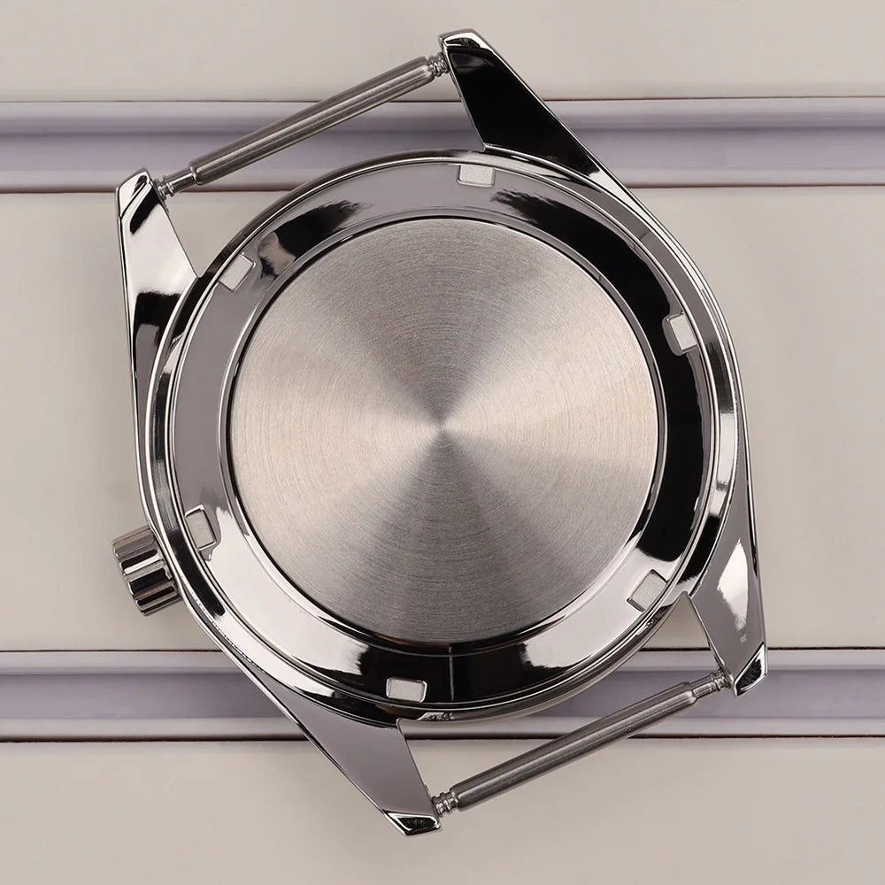 39mm Watch Cases Bevel Edge Polished Bezel For NH34 NH35 NH36 NH38 4R36