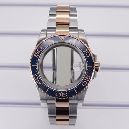 40mm Cases For NH35 NH34 NH36 NH38 NH70 Miyota8215 Eta2824 Unidirectional Bezel