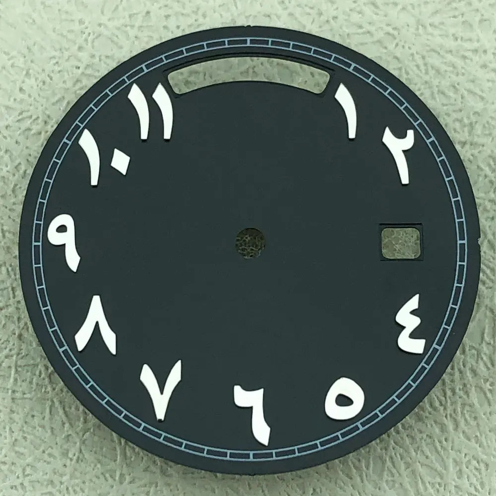 Modified 31mm Arabic Dual Calendar Watch Dial Suitable For 8285 Movement