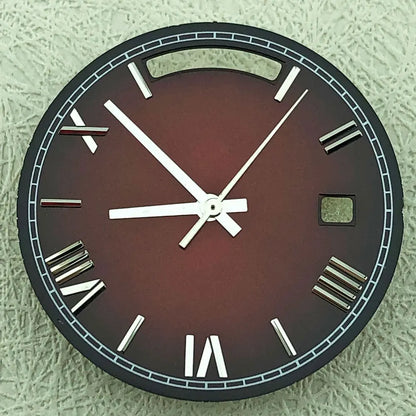Modified 31mm Calendar Roman Numeral Multicolor Watch Dial For 8285 Movement