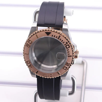40mm Cases For NH35 NH34 NH36 NH38 NH70 Miyota8215 Eta2824 Unidirectional Bezel