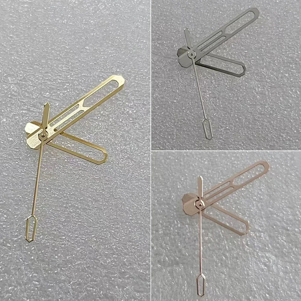 Silver/Gold/Rose Watch Hands Hollow No Luminous Fit for NH35/NH36/4R/7S Movement