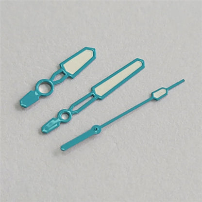 Watch Hands for NH35 NH36 4R 7S Movement 3 Pins Green Luminous
