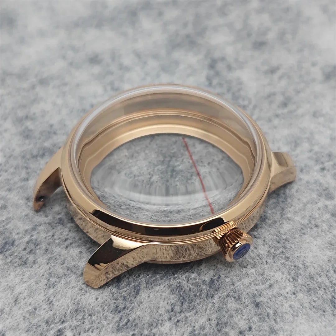 33mm Bubble Crystal Women's Cocktail Steel Watch Case for NH35/NH36/4R35A/4R36A