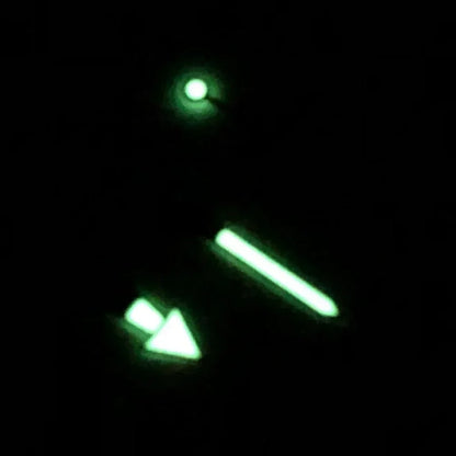 Arrow Hour Hand Black+Yellow C3 Green Luminous Watch Hands for NH35/NH36 SKX007