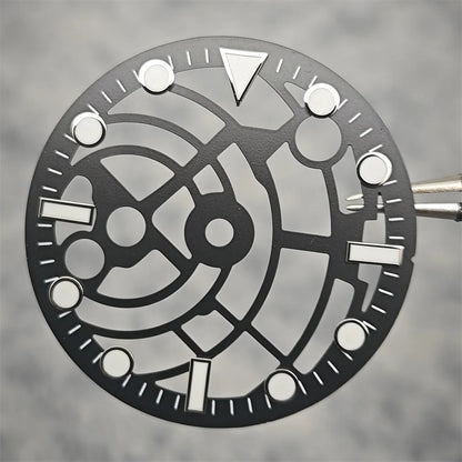 28.5mm Hollowed Surface with BGW9 Strong Luminou Watch Dial for NH36/NH35/NH70