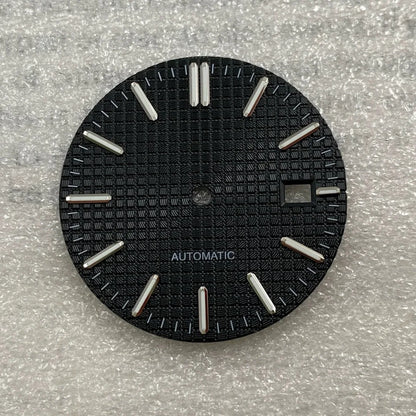 31.8mm Watch Dial AP Customizable Slogo For NH35 NH36 Hands C3 Green Luminous