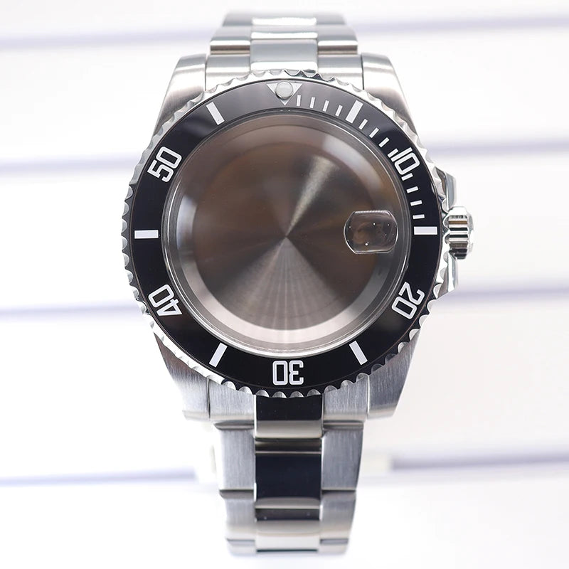 40mm Watch Cases Sapphire For Nh35 Nh36 Nh34/38 Nh70 Miyota 8215 Eta 2824 PT5000
