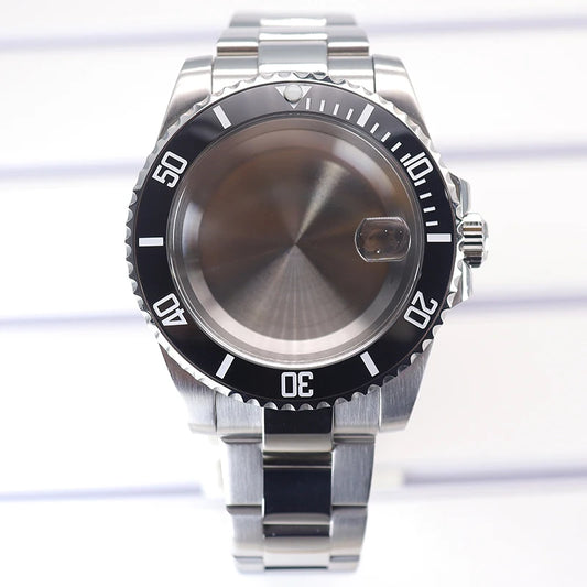 40mm Steel Watch Case For Submariner NH35 NH36 NH34 NH38 ETA 2824 Miyota 8215