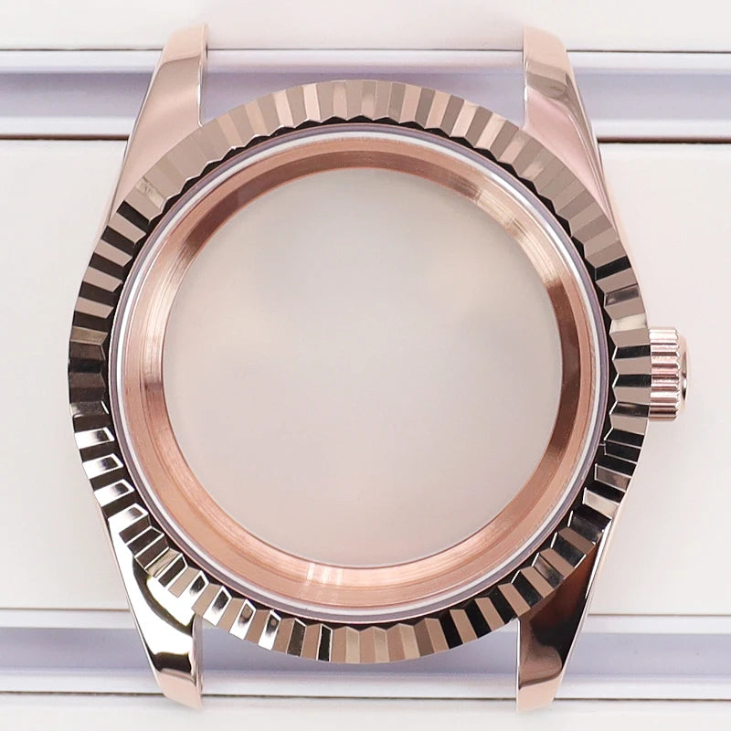 36/39mm Watch Cases Set Sapphire Glass For NH35 NH36 NH34 NH70 8215 Datejust