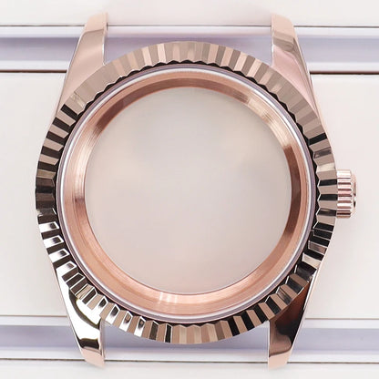 36/39mm Watch Cases Set Sapphire Glass For NH35 NH36 NH34 NH70 8215 Datejust