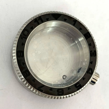 42MM Watch Case Steel Cylinder Case with Sapphire Crystal for NH35/NH36/4R/7S