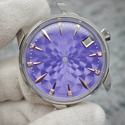 33mm Bubble Crystal Women's Cocktail Steel Watch Case for NH35/NH36/4R35A/4R36A