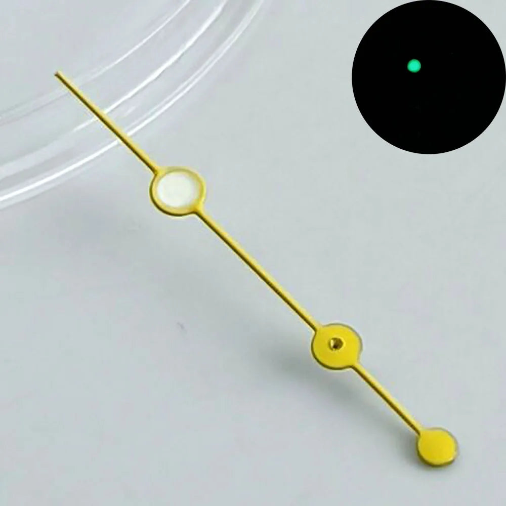 Watch pointer green luminous fit NH34 NH 35 NH36 movement watch hands refit watch Personalized second hand