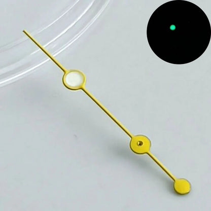 Watch pointer green luminous fit NH34 NH 35 NH36 movement watch hands refit watch Personalized second hand