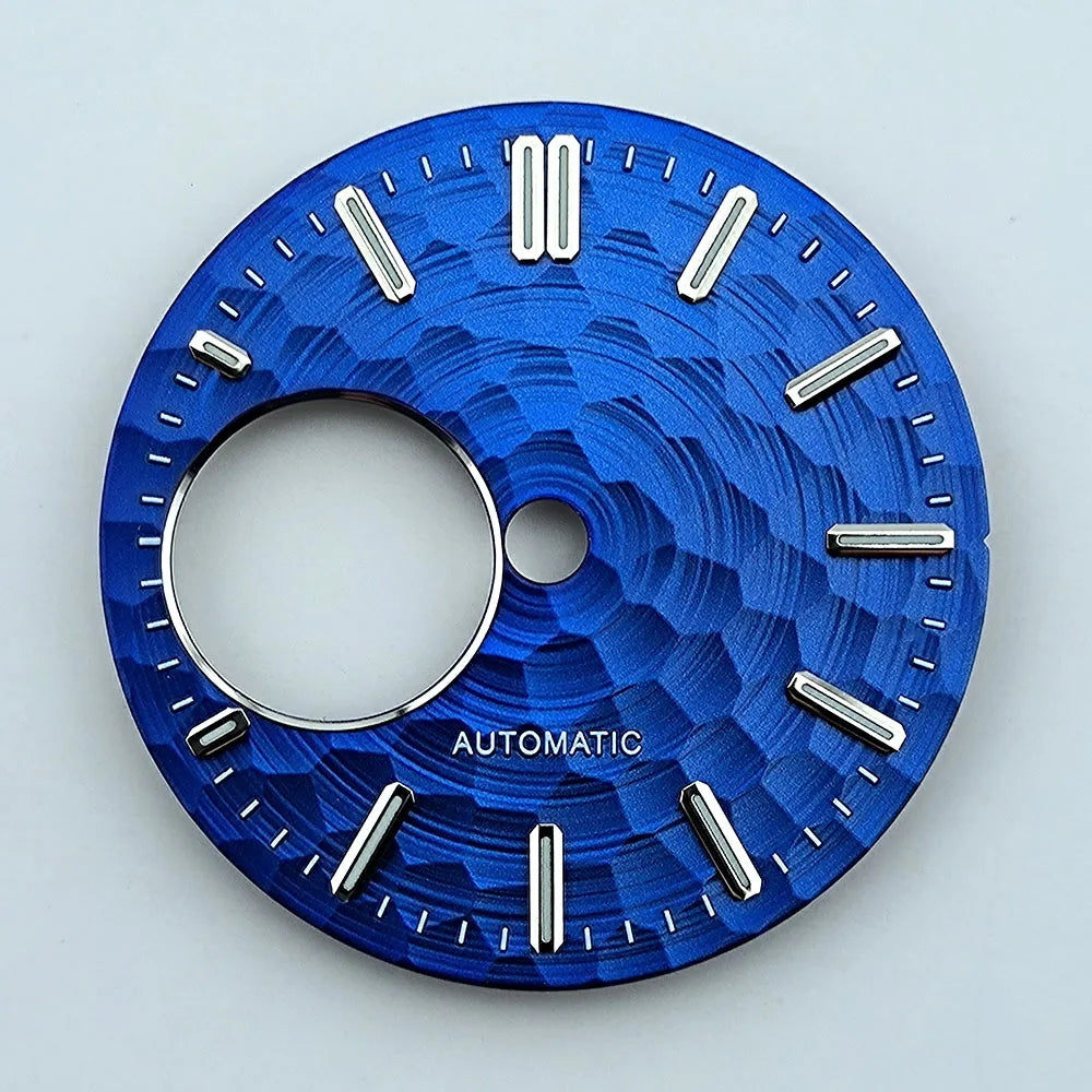Modified 28.5mm Multicolor Watch Dial Green with Luminous for NH38 Movement