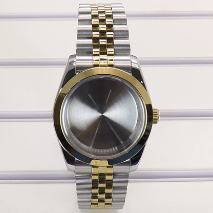 36/39mm Watch Case Bevel Edge Bezel Sapphire Glass For NH35 NH36 NH38 Miyota8215
