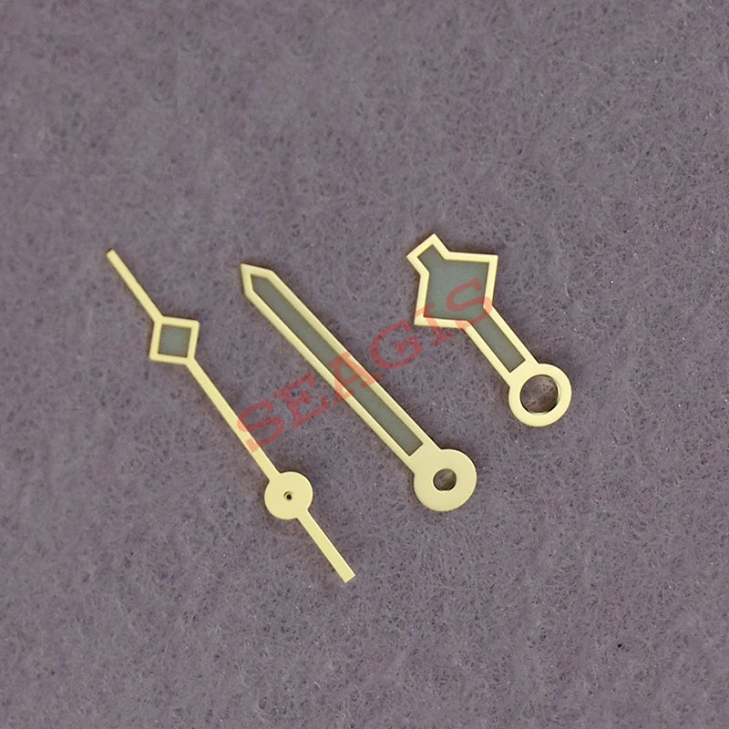 Watch Hands Snowflake Hands For NH35 NH36 7S26 7S36 Blue lume 8*12.5mm