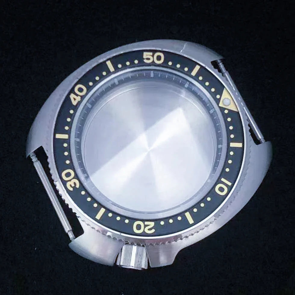 41mm Stainless Steel Watch Case Sapphire Glass Black Inner Shadow for NH35/ NH36