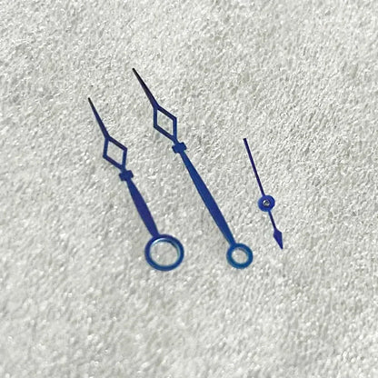 Blue Hollow Snowflake Watch Hands for ETA6497/6498 ST3600/ST3620 Series