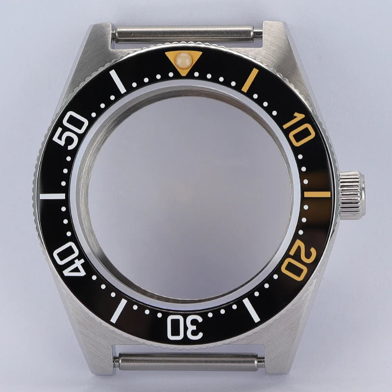 40mm Steel Watch Case Sapphire For NH35 NH36 NH34 4R36 Mod SPB143J1/SPB253J1