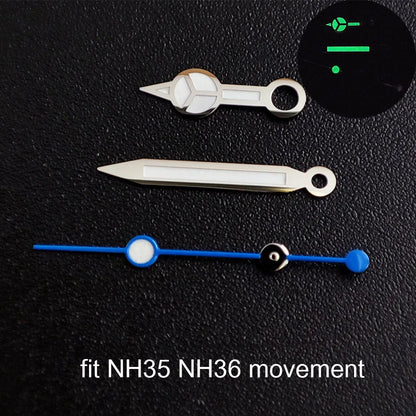 Watch hands green luminous hands fit NH 35 NH36 ETA 2836 2824 Miyota 8205 8215 movement