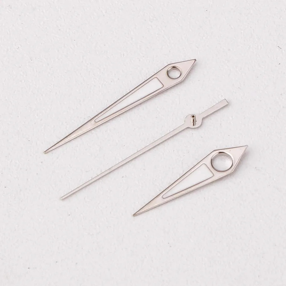 Simple Watch Hands With Green Luminous for NH35/NH36/4R/7S Movement
