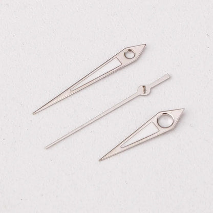 Simple Watch Hands With Green Luminous for NH35/NH36/4R/7S Movement