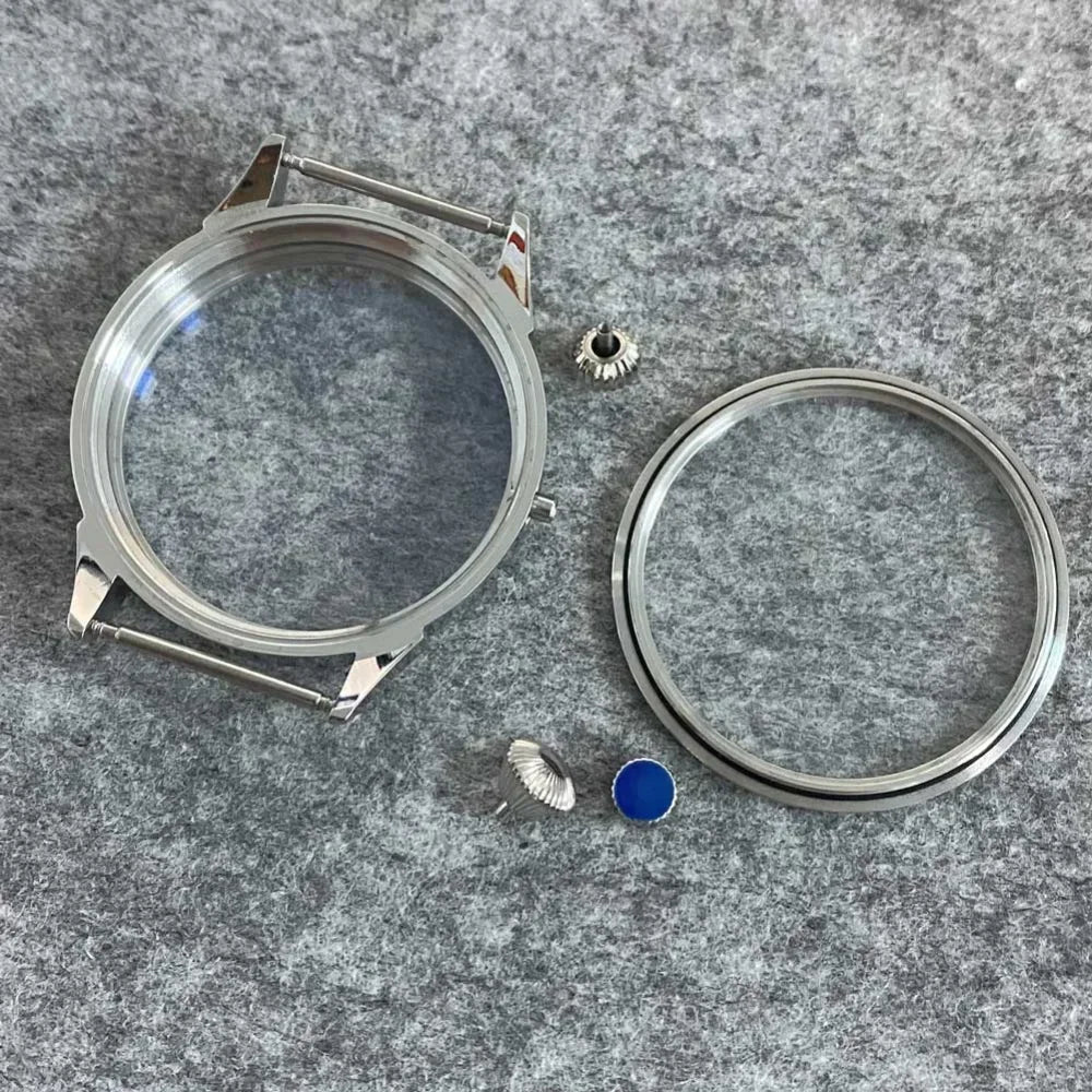 42MM Waterproof Stainless Polished Watch Case for ETA6497 Seagull ST36 Movement