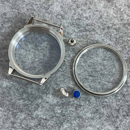 42MM Waterproof Stainless Polished Watch Case for ETA6497 Seagull ST36 Movement
