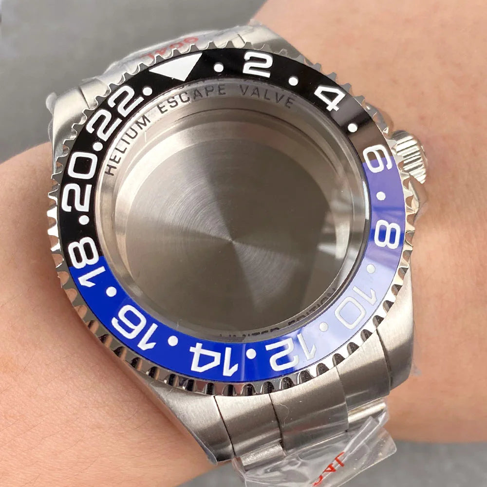 43mm Watch Case with Sapphire Fit DEEP Sea Homage for NH34/35/36 ETA 2824 2836