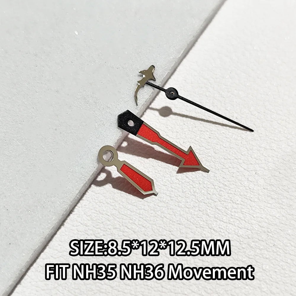 Watch Hands Luminous Suitable For NH35 NH36 Movement Personalized Second Hand