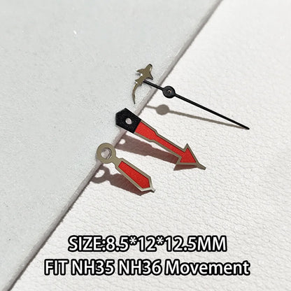 Watch Hands Luminous Suitable For NH35 NH36 Movement Personalized Second Hand