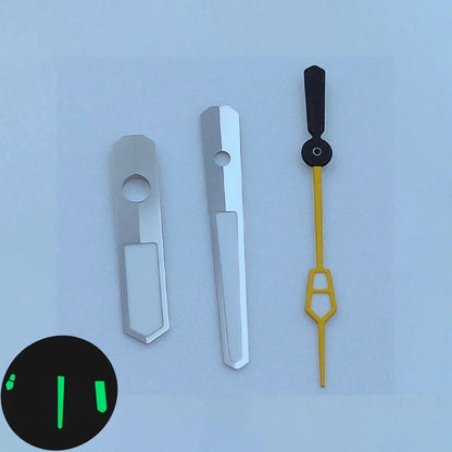 Watch Hands Green Luminous Fit for NH35 NH36 4R35 4R36 7S SKX007 SKX009 SRPD