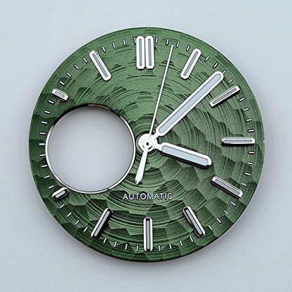 Modified 28.5mm Multicolor Watch Dial Green with Luminous for NH38 Movement