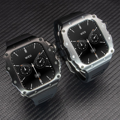 Luxury Kit for Apple Watch 10 46MM Stainless Steel Case IWatch Series 9 8 7 6 5